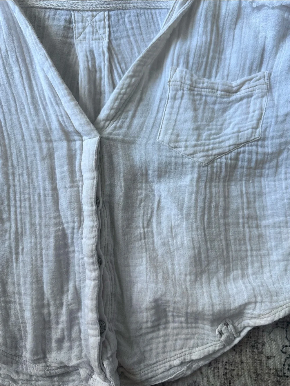 Free People lightweight gauze